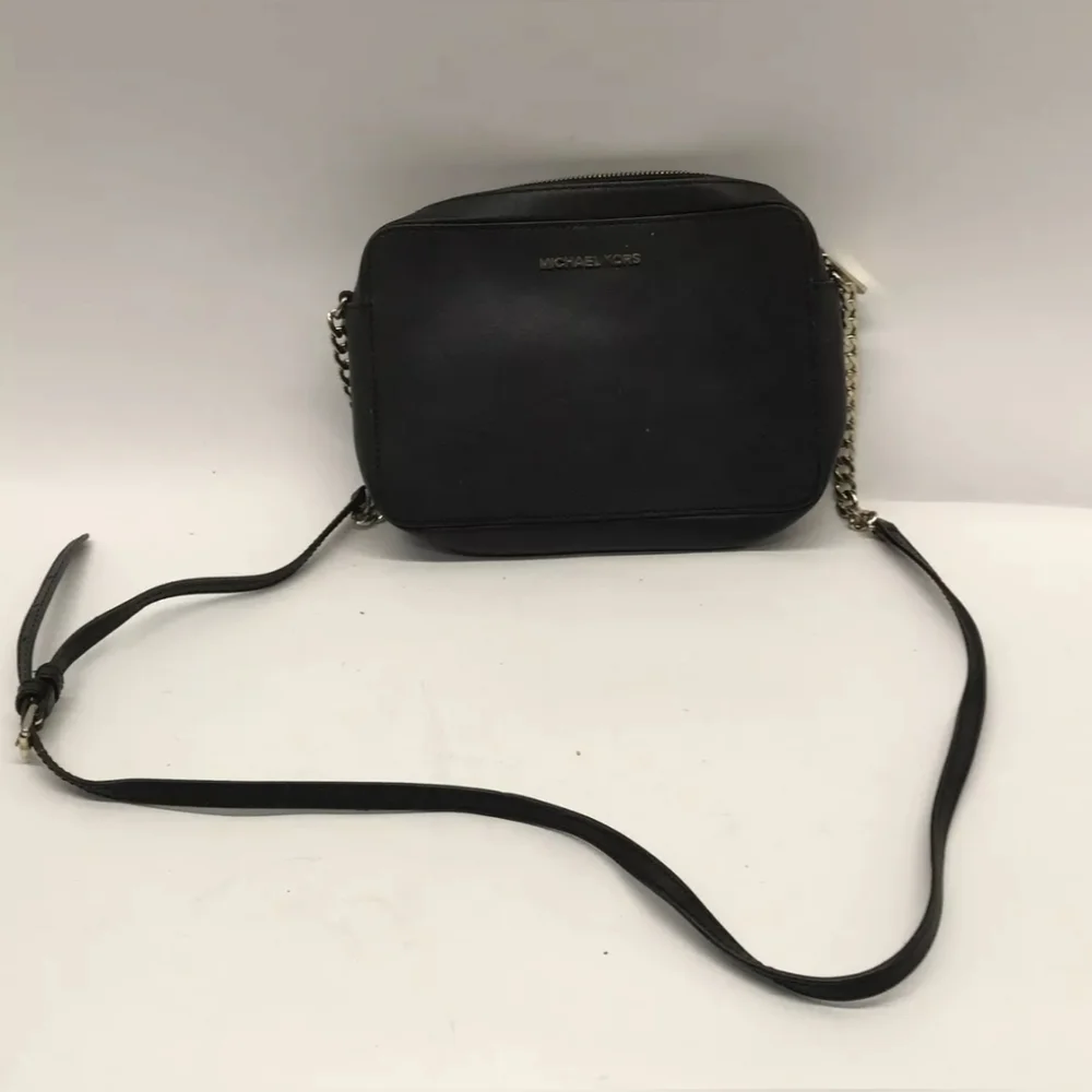 Michael Kors black crossbody bag.